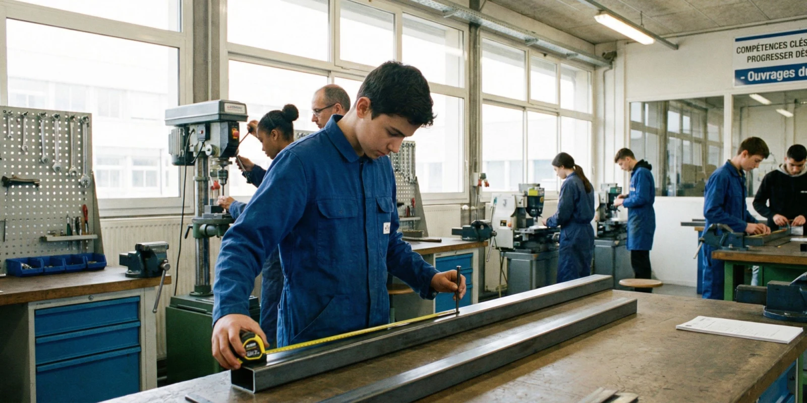 Compétences clés en Métallerie, progresser dès la seconde Compétences clés en Métallerie, progresser dès la seconde