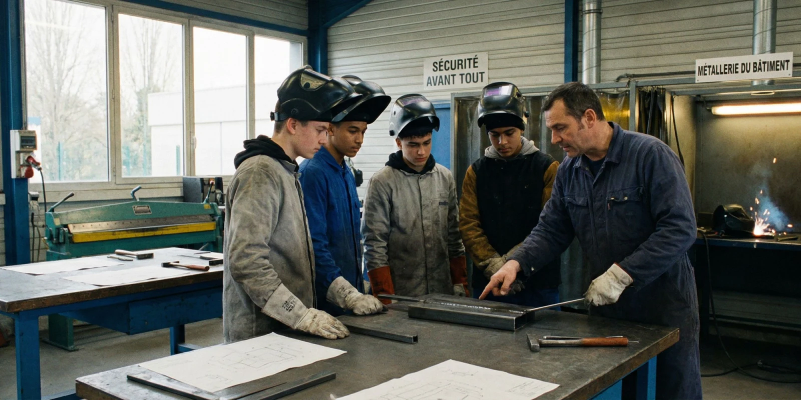 Ouvrages du Bâtiment : Métallerie au lycée, bases à connaître ?