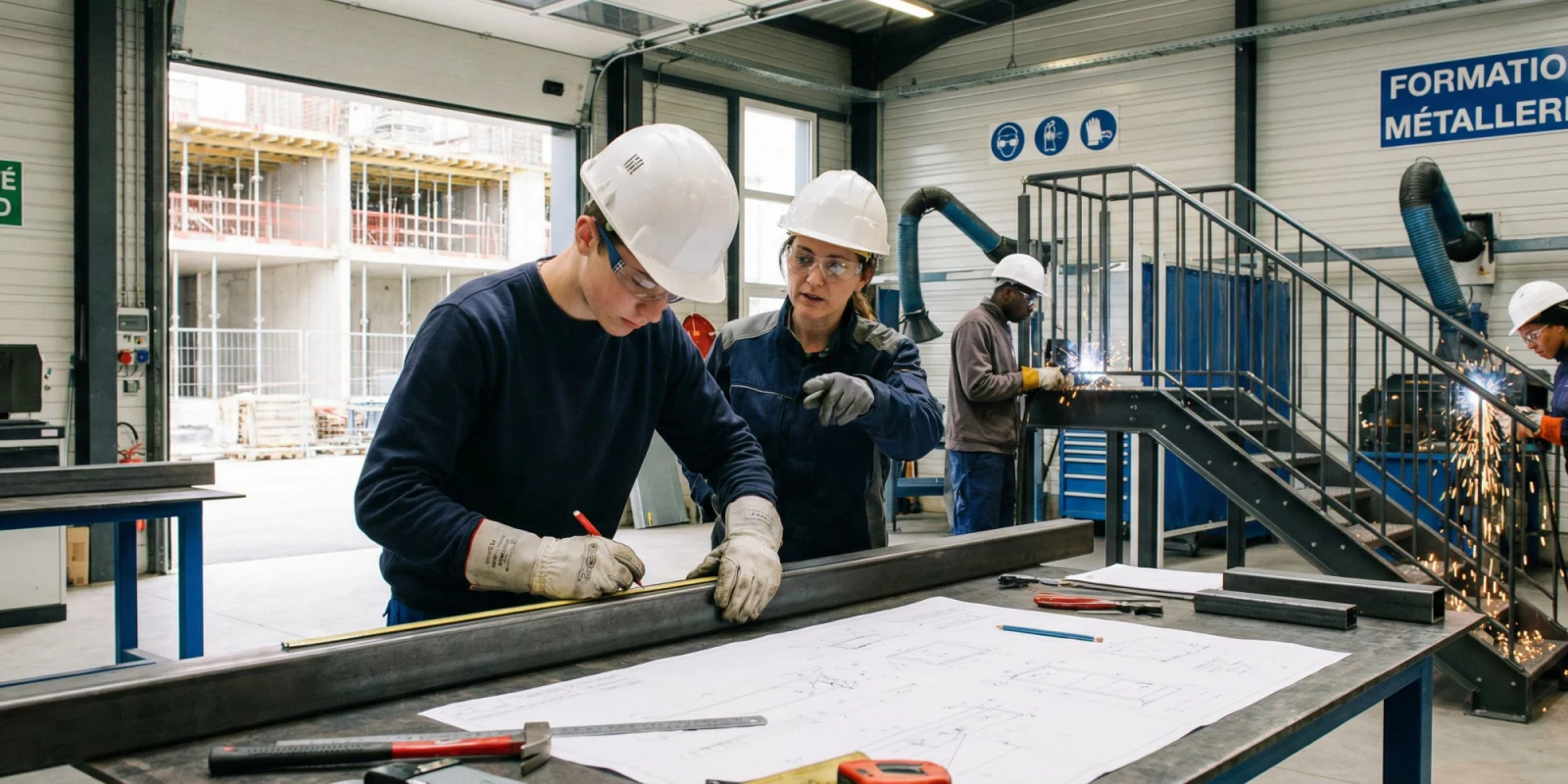 Métiers après le Bac Pro OBM Métallerie : Débouchés et Carrières en Métallerie